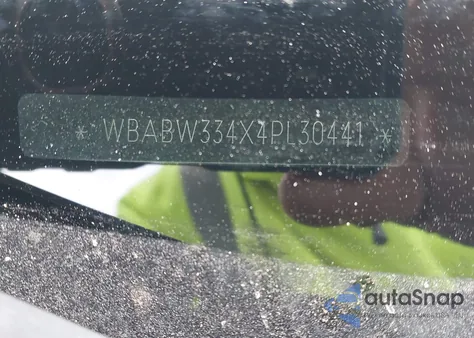 2004 BMW 325Ci из США, поврежденный, VIN WBABW334X4PL30441